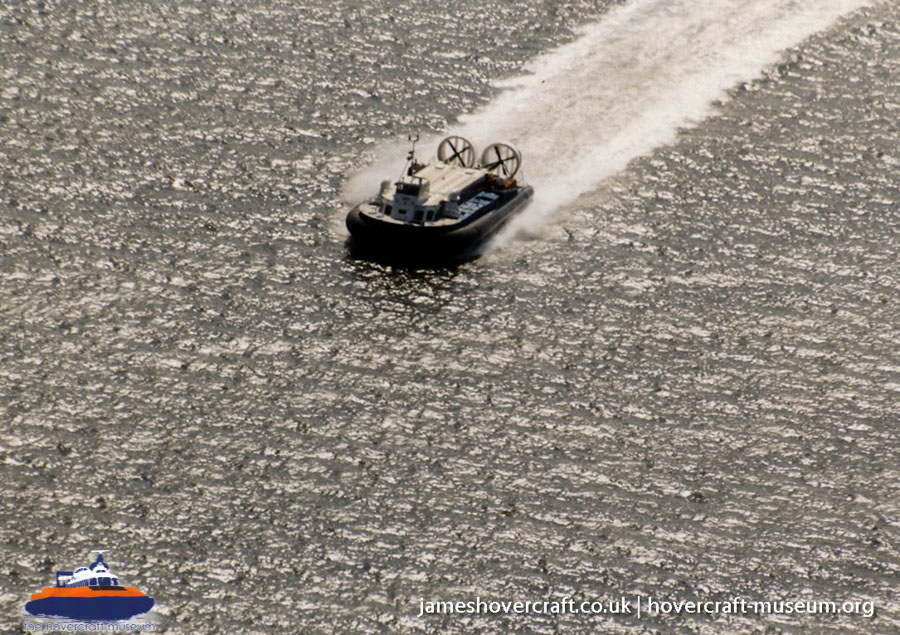 AP1-88 hovercraft promotional day by BHC -  (credit: The <a href='http://www.hovercraft-museum.org/' target='_blank'>Hovercraft Museum Trust</a>).
